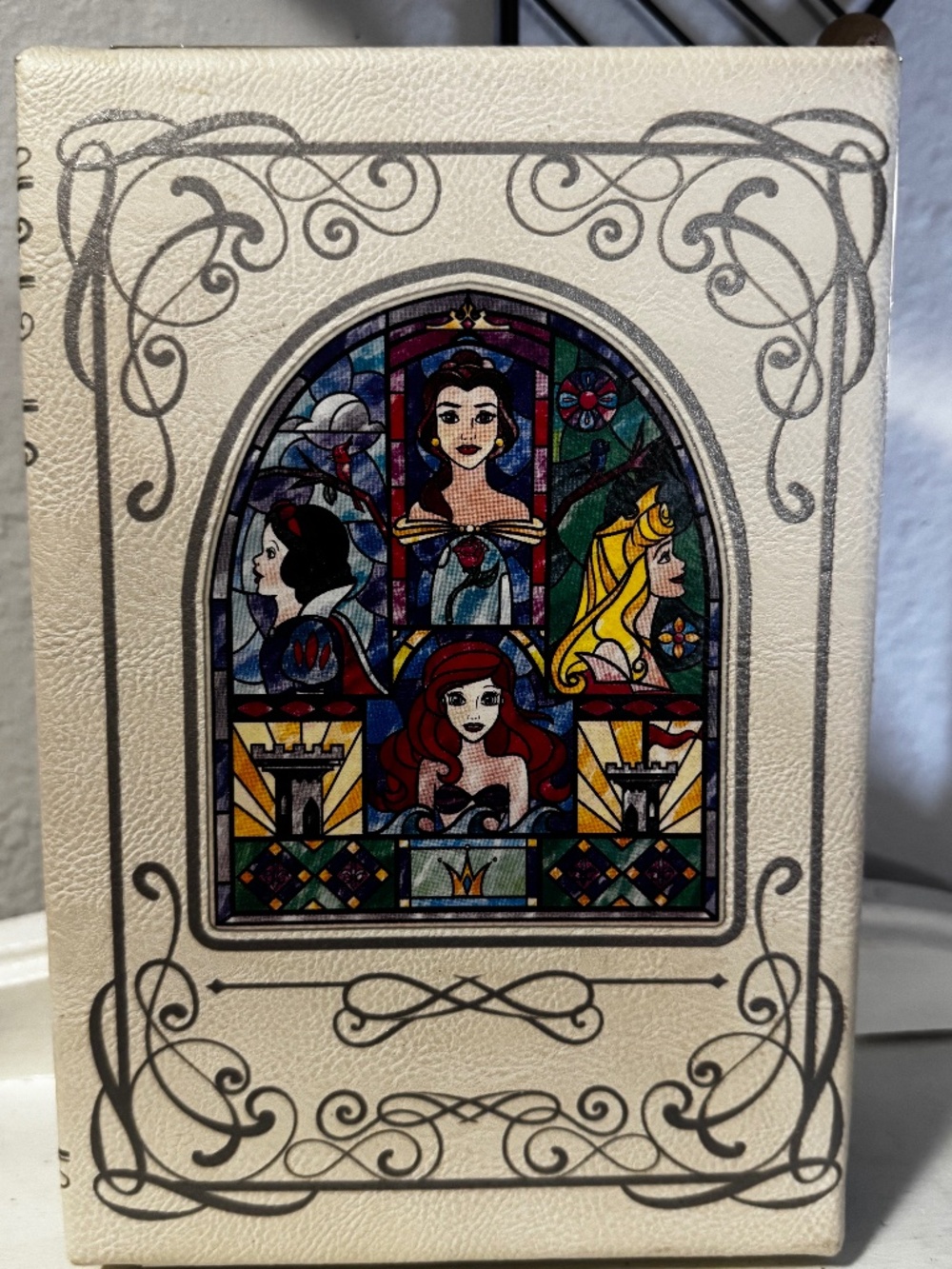 Loungefly Disney Princess Stained Glass Window Book Clutch Bag Wallet